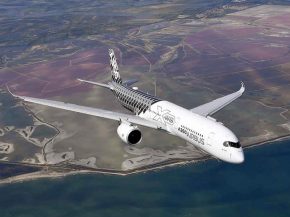 Airbus a enregistré en mars 58 commandes d’avions de ligne, principalement pour la famille des gros-porteurs A350 XWB, tout en 