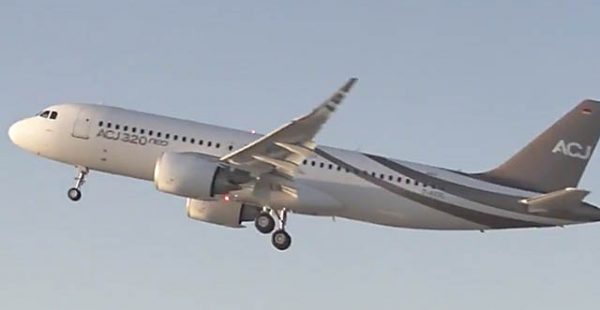 L’Airbus ACJ320neo, deuxième modèle remotorisé de la gamme d’avions d’affaires, a effectué son vol inaugural en Allemagn
