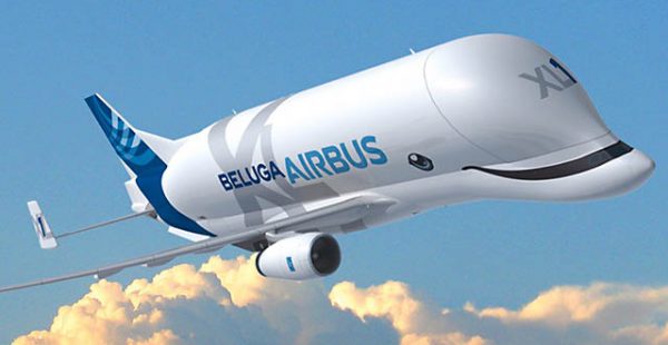 Le Beluga XL vient de faire ses premiers tours de roue à Toulouse ce jeudi. Ce dernier né d’Airbus, voué au transport de piè