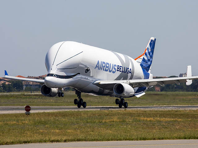 Le béluga souriant d’Airbus décolle (photos, vidéo) 1 Air Journal