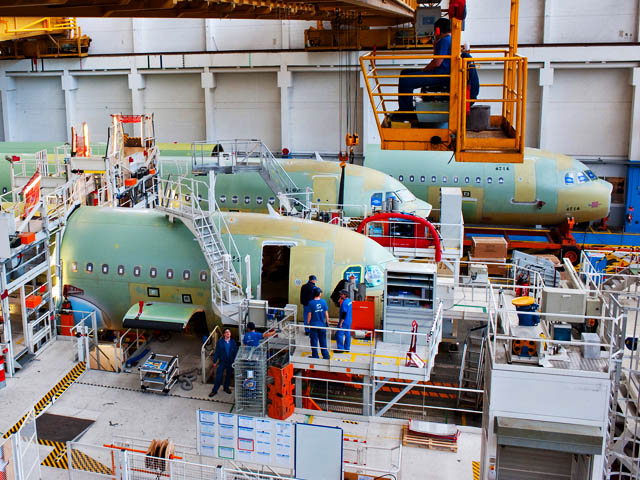 Airbus envisage de réduire de moitié sa production d'A320 1 Air Journal