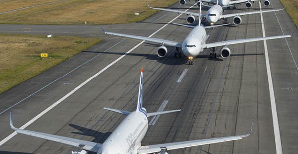 L avionneur européen Airbus a enregistré 45 commandes nettes d avions depuis le début de l année à fin mars, et livré 121 ap