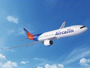 La compagnie aérienne Aircalin (Air Calédonie International) vient de signer pour trois nouveaux vols charters  entre Tianj