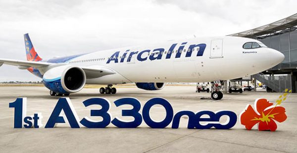 La compagnie aérienne Aircalin a pris possession mardi du premier des deux Airbus A330-900 attendus, le renouvellement de sa flot