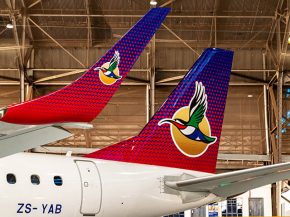 
La compagnie aérienne Airlink a présenté sa nouvelle livrée, dénuée de toute référence à South African Airways avec qui 