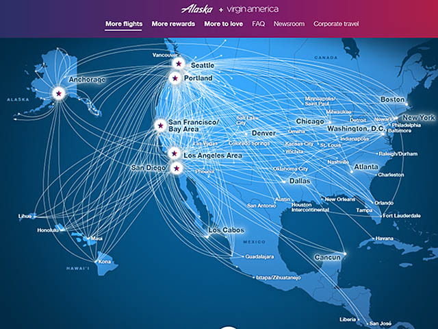 Alaska Airlines a racheté Virgin America 70 Air Journal