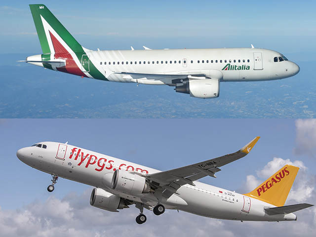 Alitalia partage ses codes avec Pegasus Airlines 1 Air Journal