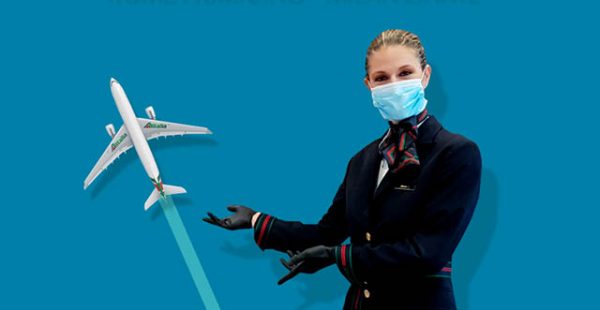 La compagnie aérienne Alitalia a prolongé son offre de vols   sans Covid » entre Rome et Milan jusqu’au début du 