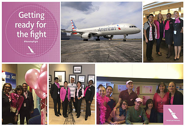 Cancer du sein : American Airlines se pare de rose en octobre 5 Air Journal
