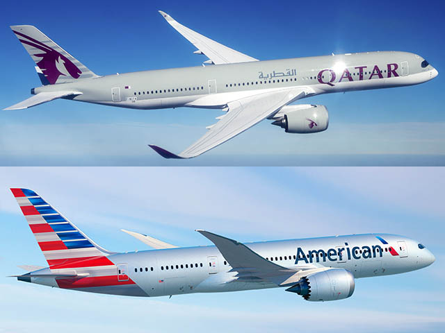 American Airlines et Qatar Airways étendent leur partage de codes 78 Air Journal