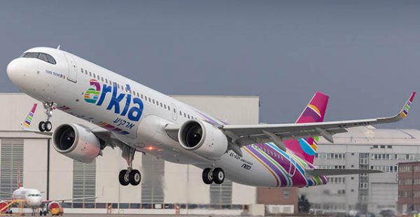 La compagnie aérienne Arkia Israeli Airlines a pris possession mardi du premier des trois Airbus A321LR commandés, modèle dont 