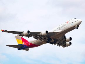 
Asiana Airlines est le dernier grand opérateur de l emblématique Boeing 747-400 ou   Jumbo Jet » dans la région Asie-Pacifiq