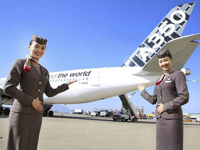 L’Airbus A350 d’Asiana Airlines arrive en avril 94 Air Journal