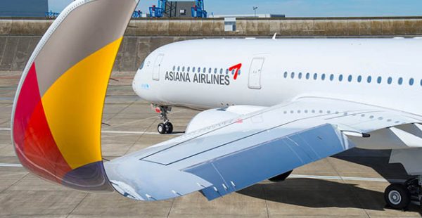 La compagnie aérienne Asiana Airlines déploie à partir de ce mercredi un Airbus A350-900 sur sa route entre Séoul et Paris.

