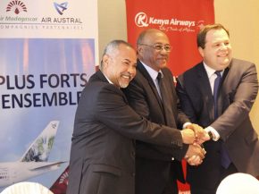 Les compagnies aériennes Air Austral et Air Madagascar ont annoncé un protocole d’accord avec Kenya Airways, le partenariat aj