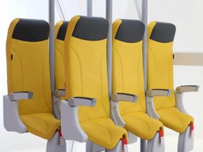 Aviointeriors a présenté une nouvelle mouture de son siège-selle SkyRider, qui permettrait aux compagnies aériennes de réduir