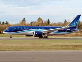 
Boeing fait annoncé hier que Azerbaïdjan Airlines a passé une commande de huit 787-8 Dreamliner afin de soutenir la croissance