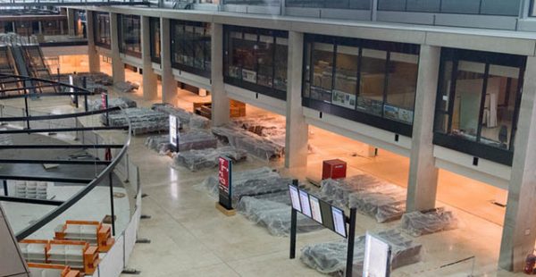 L aéroport Willy-Brandt de Berlin-Brandebourg, le nouvel aéroport de la capitale allemande dont l ouverture aux passagers était