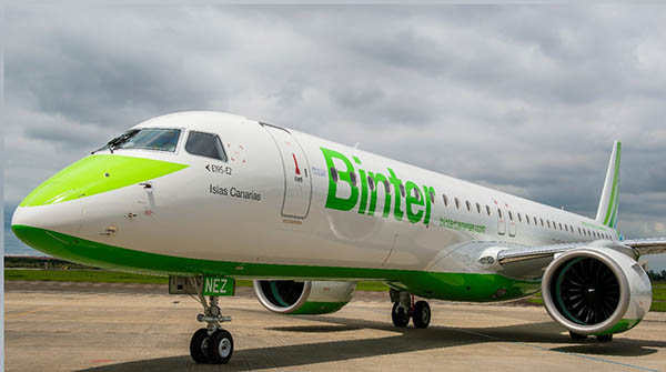 Le premier Embraer E195-E2 en Europe est chez Binter 26 Air Journal