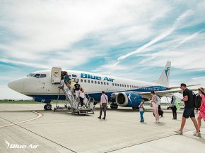 La compagnie aérienne low cost Blue Air lancera en octobre cinq nouvelles routes au départ de Bacau, dont celles vers Paris-Beau