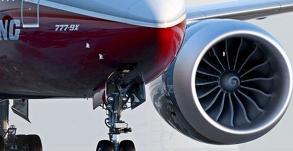 GE Aviation a annoncé que son turboréacteur double flux GE9X, destiné à la famille 777X, a été certifié par la FAA. 600 mot