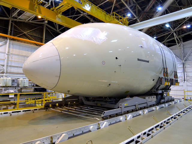 air-journal_Boeing 787-9 fuselage©Spirit Aerospace