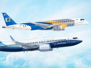Embraer a enregistré des pertes en 2018 en particulier dans sa branche aviation d’affaires, tandis que Boeing – qui doit repr