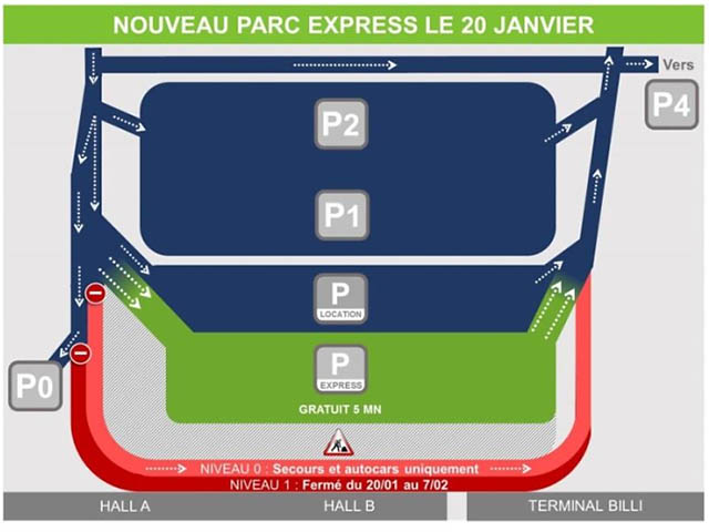 Aéroport de Bordeaux : stationnement et accès modifiés 83 Air Journal