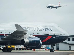 La compagnie aérienne British Airways va déployer un Boeing 747-400 sur trois routes intérieures le 25 aout, dans le cadre des 