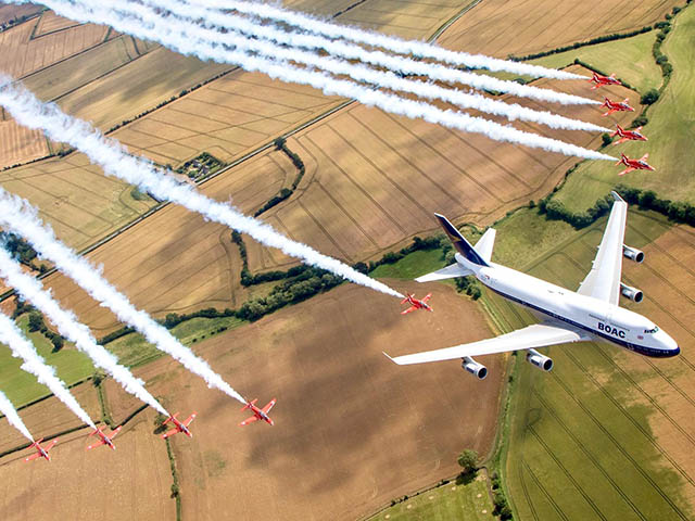 British Airways : A350-1000, 747 et Red Arrows (vidéo) 133 Air Journal
