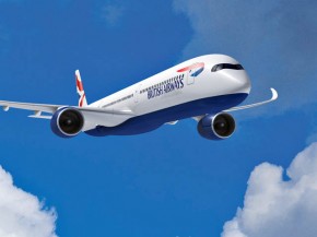 La compagnie aérienne British Airways déploiera l’hiver prochain ses Airbus A350-1000 vers deux destinations supplémentaires 
