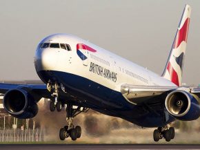 La compagnie aérienne British Airways sortira de la flotte d’ici la fin de l’année les cinq Boeing 767-300ER encore en servi