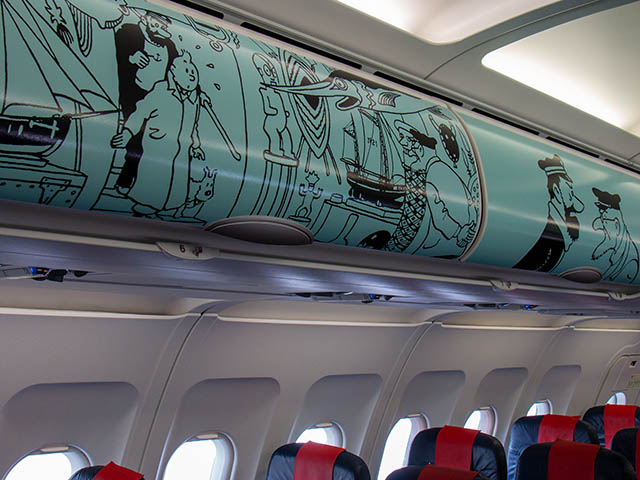 Tintin en reprend pour cinq ans avec Brussels Airlines (photos) 3 Air Journal