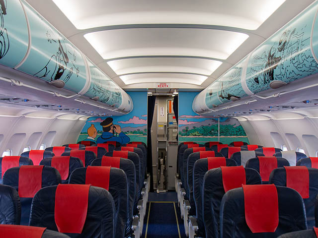 Tintin en reprend pour cinq ans avec Brussels Airlines (photos) 2 Air Journal