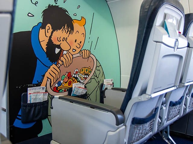 Tintin en reprend pour cinq ans avec Brussels Airlines (photos) 5 Air Journal