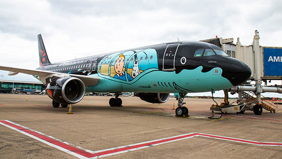 Tintin en reprend pour cinq ans avec Brussels Airlines (photos) 123 Air Journal