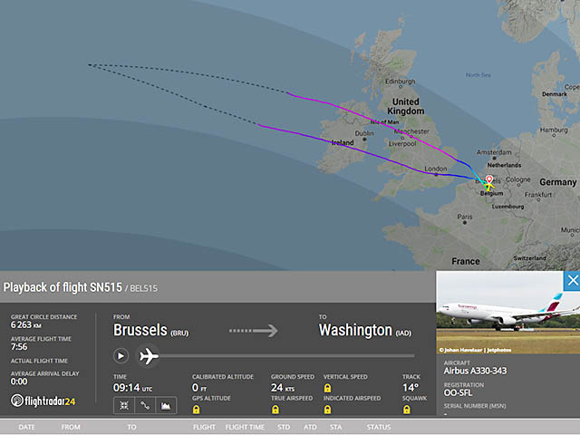 Neuf heures pour un vol Bruxelles – Bruxelles 43 Air Journal