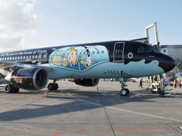 leparisien Air-journal_Brussels_Airlines_A320_in_tintin_livery_1-265x199