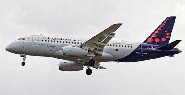 La compagnie aérienne Brussels Airlines mettra fin d’ici lundi prochain à ses vols en Superjet 100, des appareils loués avec 