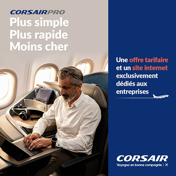 Voyage d’affaires : Corsair lance un site dédié 1 Air Journal