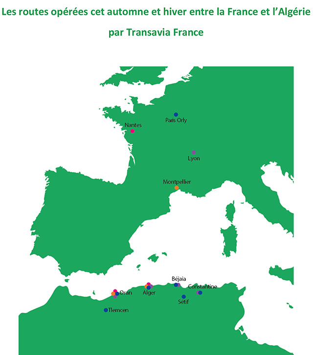 Transavia : été réussi entre France et Algérie, 5 nouveautés cet hiver 100 Air Journal