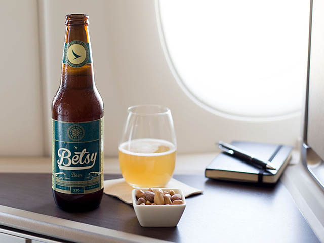 La bière de Cathay Pacific à Paris pour deux mois 15 Air Journal