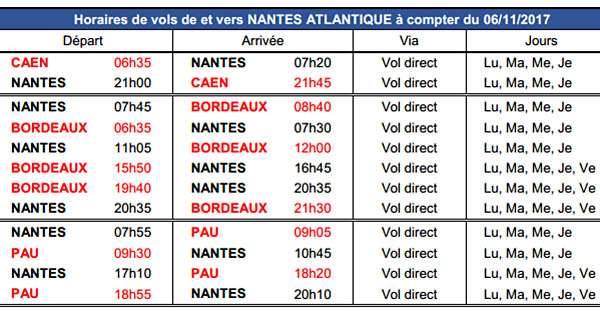 Chalair reliera Caen à Brest et Nantes 91 Air Journal