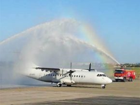 Lundi à  Limoges, la compagnie Chalair Aviation a annoncé le lancement du secteur ATR sous son pavillon français, avec la 