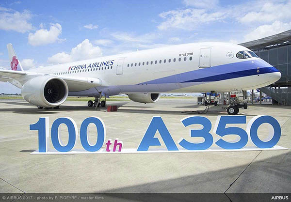 La compagnie de Taïwan China Airlines s’engage pour 5 A350-900 et 8 A321neo 40 Air Journal
