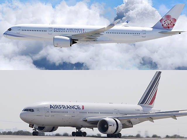 Taipei : China Airlines suspend son partage avec Air France 1 Air Journal