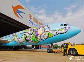 Les compagnies aériennes ont multiplié ces dernier temps les livrées spéciales, Alaska Airlines et China Eastern Airlines choi