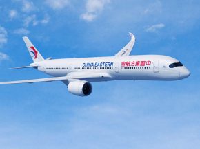 La compagnie aérienne China Eastern Airlines doit recevoir cette année deux des 20 Airbus A350-900 attendus, qui seront configur
