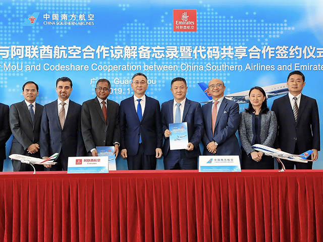 Emirates Airlines signe avec China Southern 1 Air Journal