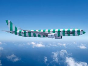 
La compagnie aérienne Condor a dévoilé la nouvelle classe Affaires, la Premium et la cabine Economie qui équiperont ses futur